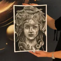 نقاشی سیاه قلم
