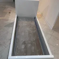 تخت یک نفره چوبی سفید