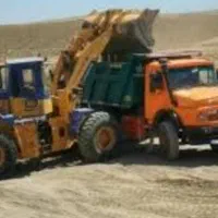 خاکبرداری و شفته،اجاره لودر کمپرسی،شن شسته و مخلوط