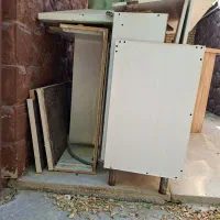 کمد چوبی وتخت خواب وصندلی گل میزو کمدکشابی|جاکفشی، کمد، دراور|امیدیه, |دیوار