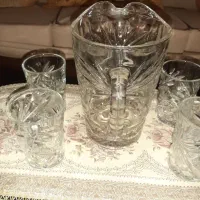 پارچ ولیوان قدیمی|ظروف سرو و پذیرایی|اصفهان, بهارستان (مخابرات)|دیوار