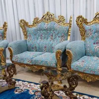 مبل سلطنتی 9نفره معاوضه بافرش هم دارم|مبلمان خانگی و میز عسلی|جوانرود, |دیوار