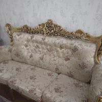 مبل سلطنتی ۹ نفره و بوفه|مبلمان خانگی و میز عسلی|زنجان, |دیوار