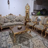 مبل امپراتور ورق طلا|مبلمان خانگی و میز عسلی|شیراز, نصر|دیوار