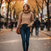 بافت دولو یقه اسکی|لباس|بروجن, |دیوار