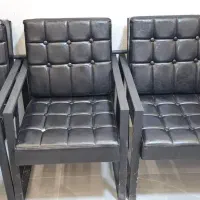 نیم ست اداری مشکی نو در حد