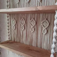 شلف مکرومه بافی|کتابخانه، شلف، قفسههای دیواری|کرج, گلشهر|دیوار