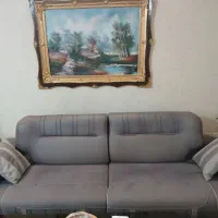 کاناپه تخت خواب شو ۵ نفره شیک و تمیز درحد|مبلمان خانگی و میز عسلی|مشهد, حجت|دیوار