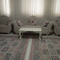 مبل ۷ نفره راحتی  همراه با جلو مبلی ها