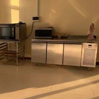 یخچال و فریزر خوابیده استیل سوپر فراست/رویه میزکار