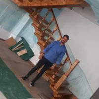 ساخت انواع پله های گِرد، مُعلق و...درغرب کشور|خدمات پیشه و مهارت|قروه, |دیوار