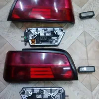 چراغ خطر پارس همراه با لامپ‌ داخل با لامپهای سقف