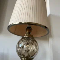 فروش یک جفت آباژورجدیدویک ساعت دکدراتیو|چراغ خواب و آباژور|لواسان, |دیوار