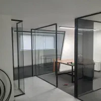 درب اتوماتیک پارتیشن شیشه ایی سکوریت کرکره