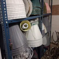 حراج عمده شید و وسایل و قطعات آباژور تعداد بالا