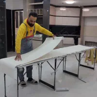 کاغذ دیواری اقتصادی شرکتی نصاب نصب کفپوش آینه نقاش