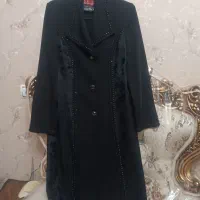 مانتو مشکی/مجلسی/کارشده نو
