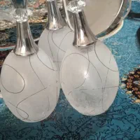 لوستر سه شاخه وچوبی سه شاخه دوعدد|لوستر و چراغ آویز|اصفهان, فرودگاه|دیوار