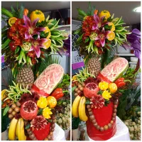 آموزش میوه ارایی و باکس های عروس مخصوص شب یلدا