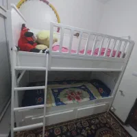 تخت خواب دو طبقه مناسب خانواده‌های پرجمعیت|تخت و سرویس خواب|چهاردانگه (تهران), |دیوار