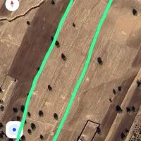 زمین لب جاده خوزستان .روستای چاگاه سادات