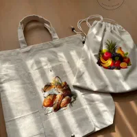 کیف خرید جمع شو و‌کیسه میوه|سفره، حوله، دستمال آشپزخانه|قدس, شهرک فرزان|دیوار