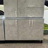 کابینت فلزی با درب های ملامین