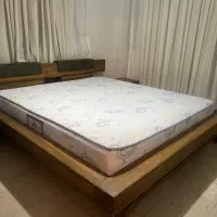 سرویس تخت و میز آرایش و پاتختی با تشک خوشخواب|تخت و سرویس خواب|تهران, نظامی گنجوی (توانیر)|دیوار