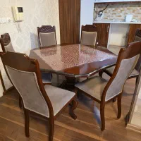 میز غذا خوری ۶ نفره چوبی