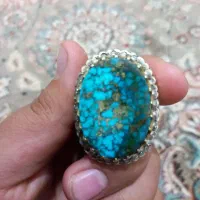 انگشتر نقره فیروزه|جواهرات|حبیب آباد, |دیوار