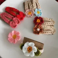 گل سر بافتی کش مو زجاسوئیچی