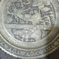 سینی قلم زنی لیلی مجنون قدیمی