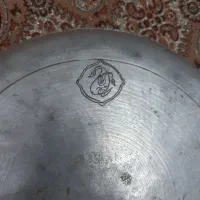 بشقاب مسی قاجاری تاریخ دار و صاحبه دار|کلکسیون اشیاء عتیقه|قم, پردیسان|دیوار