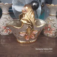 گلدان شکلات خوری وفیل طلایی|مجسمه، تندیس، ماکت|مشهد, ایثارگران|دیوار