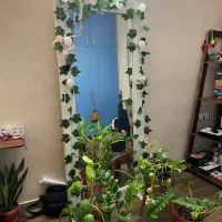 آینه قدی چراغ دار