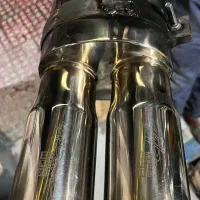 منبع اگزوز دو لول تمام استیل hks