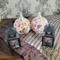 دو عدد چراغ خواب آویز طرح دار قشنگ