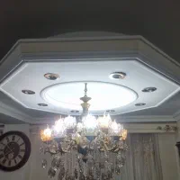لوستر برنزی ۸ شاخه|لوستر و چراغ آویز|تهران, شادآباد|دیوار