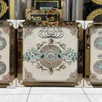 تابلو آینه ایی سه تیکه|تابلو، نقاشی، عکس|آفتاب, |دیوار