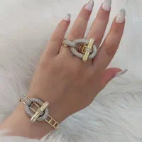 النگو،نیم ست،سرویس،دستبندانگشتر|بدلیجات|سرعین, |دیوار