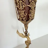 سطل وجادستمال برنج|صنایع دستی و سایر لوازم تزئینی|بومهن, |دیوار