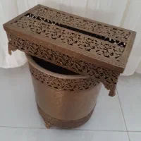 ست سطل و جای دستمال کاغذی