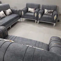 پارچه مبلی طوسی خارجی