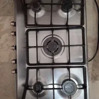 گاز تو کار رو صفحه استیل ۵ شعله