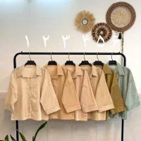کراپ کت جیب نما لنین و شومیزشطرنجی عمده وتک