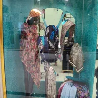 ویترین و مانکن و قفسه