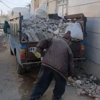 حمل نخاله وانت نیسان کمپرس وسایپا شن وماسه ۱۰ تن