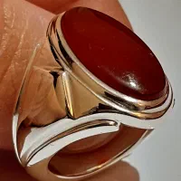 عقیق سرخ یمنی تراش ثبتی|جواهرات|شیراز, گلشن|دیوار