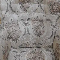 مبل استیل ۷نفره رنگ کرمی چوب طلایی|مبلمان خانگی و میز عسلی|ری, دولت‌آباد|دیوار