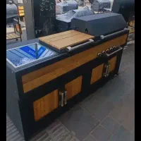 بآربیکیو ۲ متر همراه با اتشدان نیو
